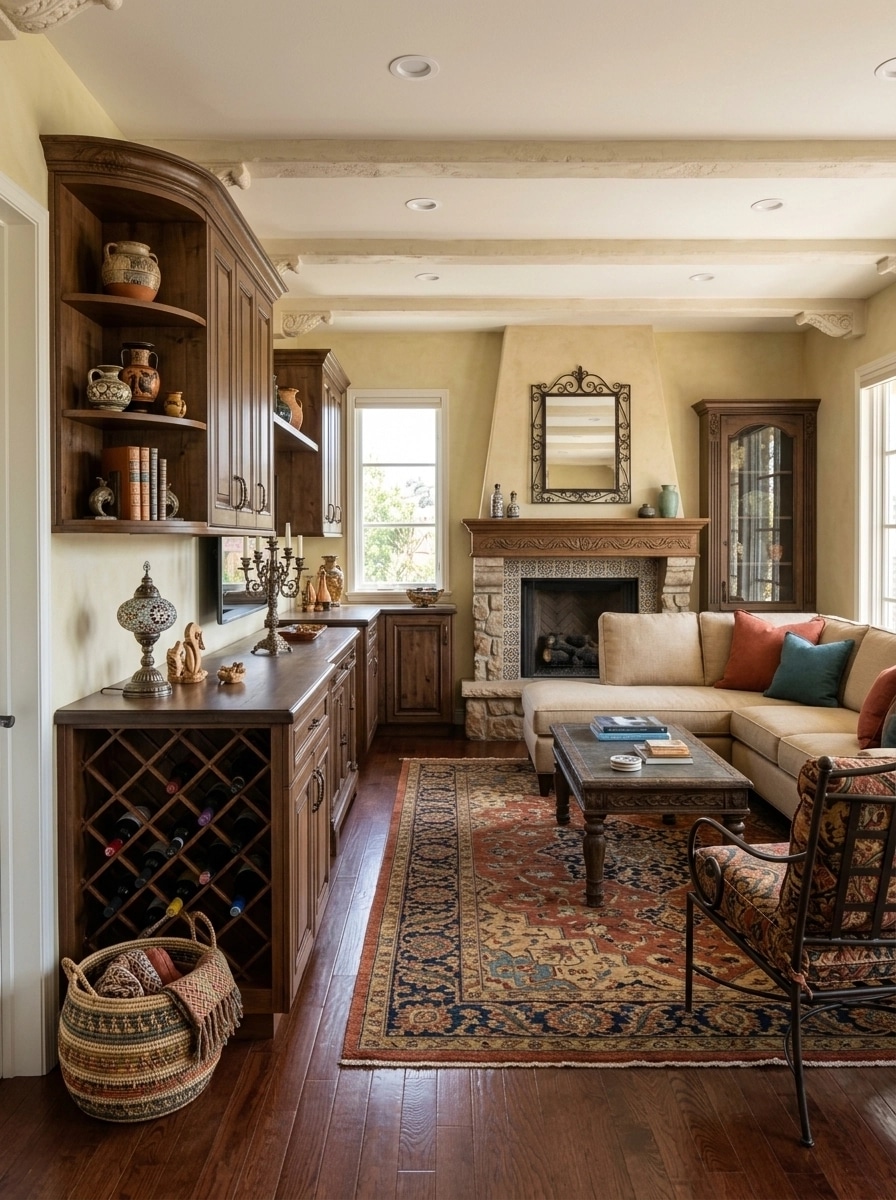 Interior design in Mediterranean style — Living Room by GenRoom AI