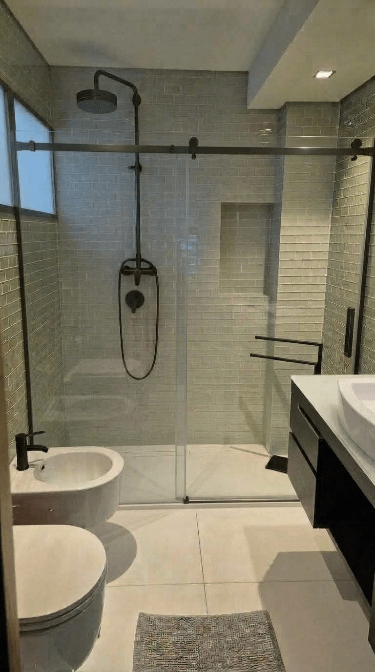 Bathroom interior in no_style style — photo by GenRoom AI