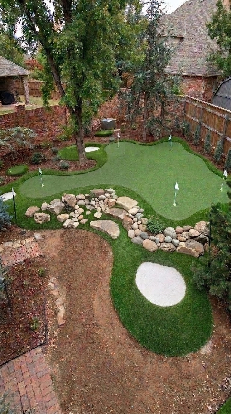 Yard design in no_style style — photo by GenRoom AI