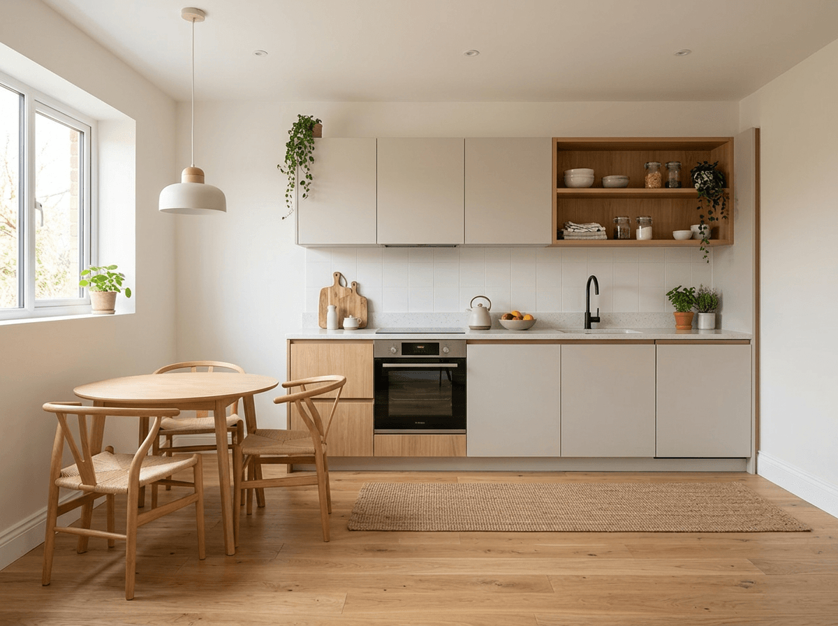 Interior design in Scandinavian style — Kitchen by GenRoom AI