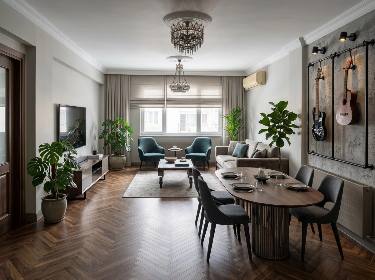 Interior design in Contemporary style — Living Room by GenRoom AI