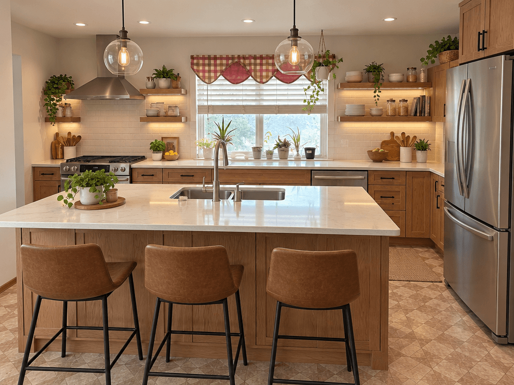 Kitchen interior in no_style style — photo by GenRoom AI