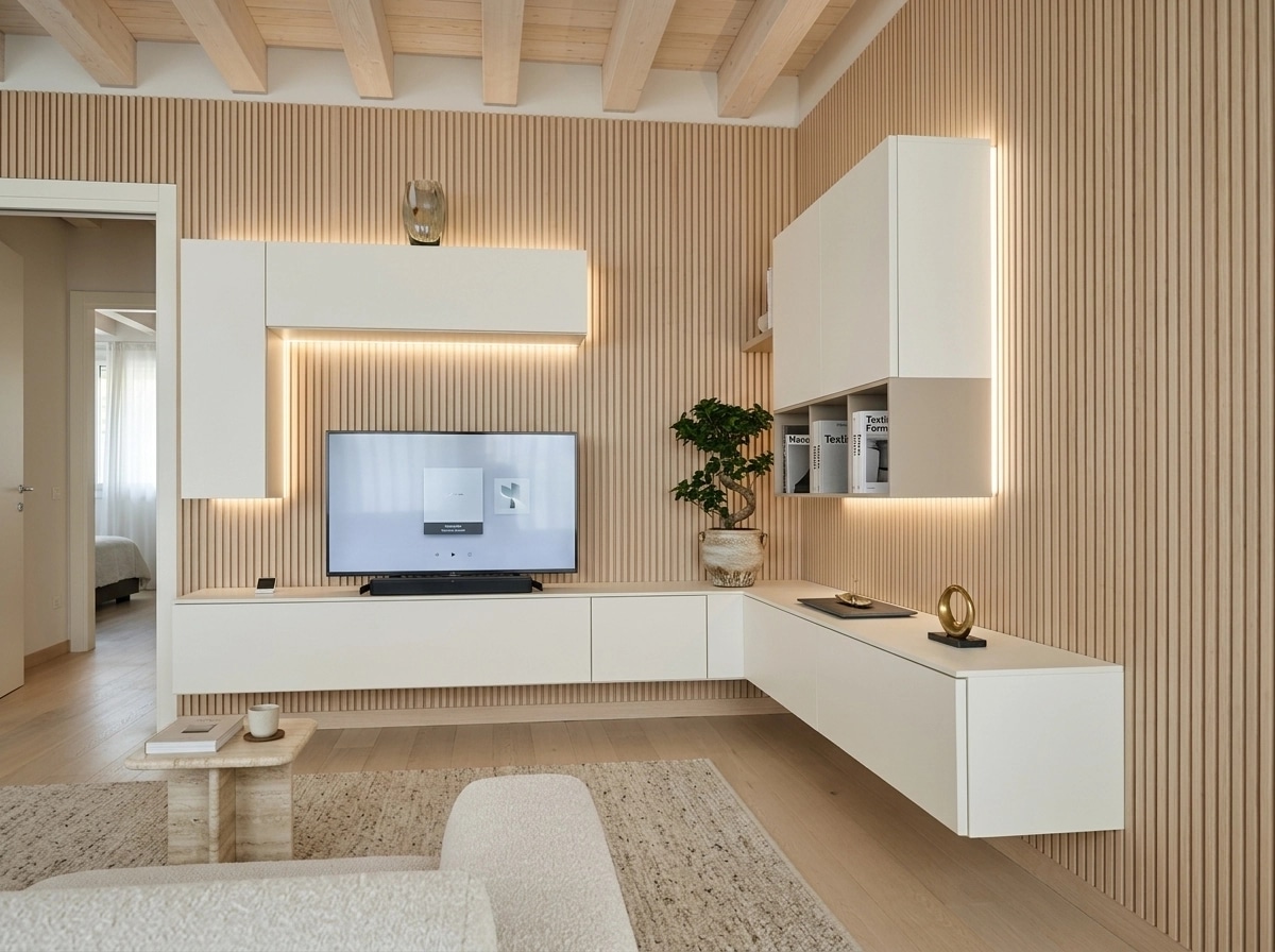 Minimalism Living Room design — interior photo by GenRoom AI