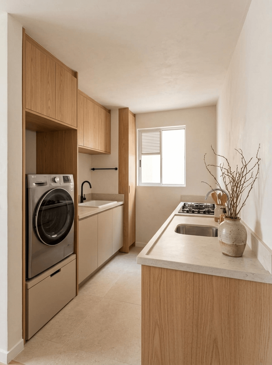 Interior design in Japandi style — Kitchen by GenRoom AI
