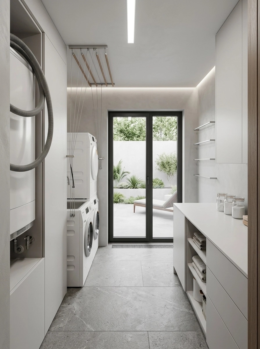 Interior design in Minimalism style — laundry by GenRoom AI