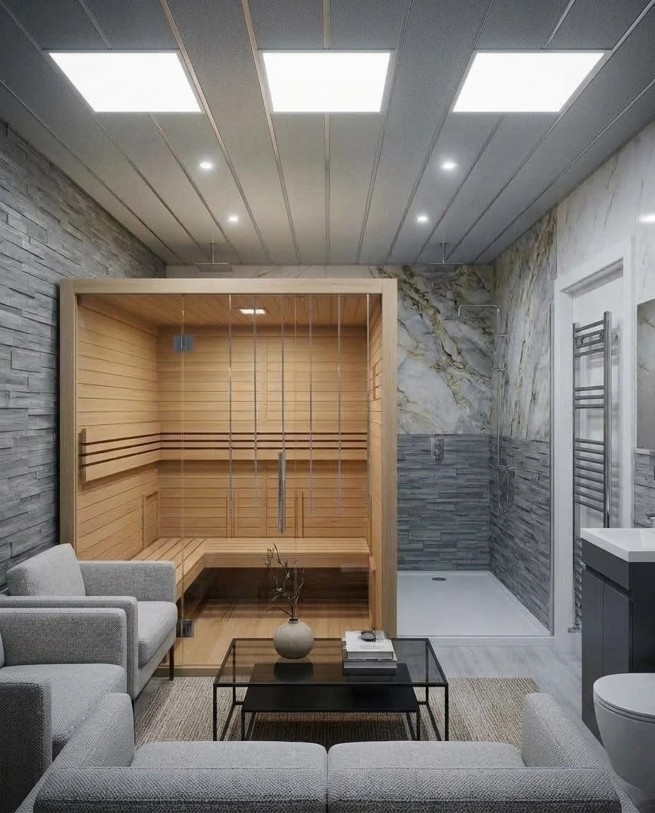 Minimalism Living Room design — interior photo by GenRoom AI