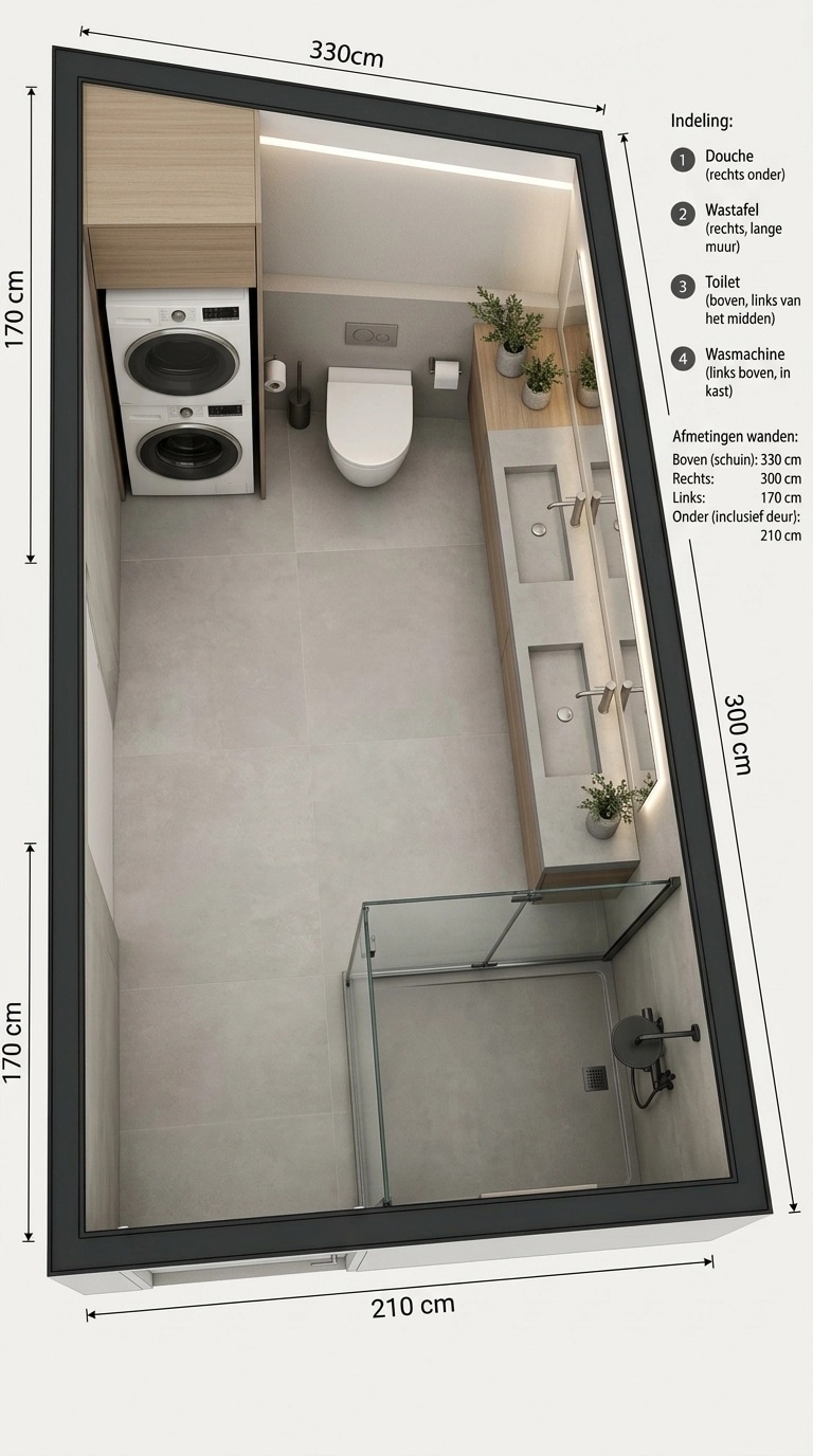 Minimalism Bathroom design — interior photo by GenRoom AI