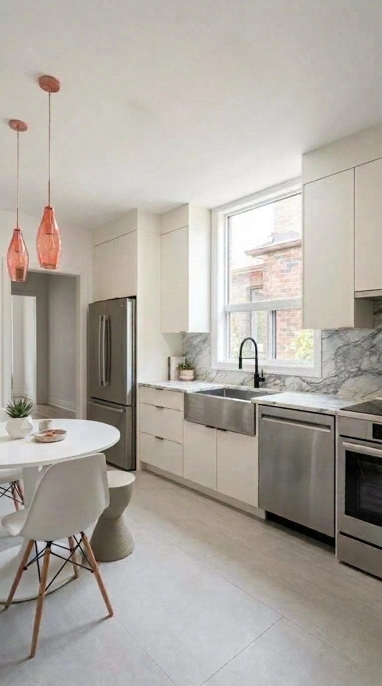 Minimalism Kitchen design — interior photo by GenRoom AI