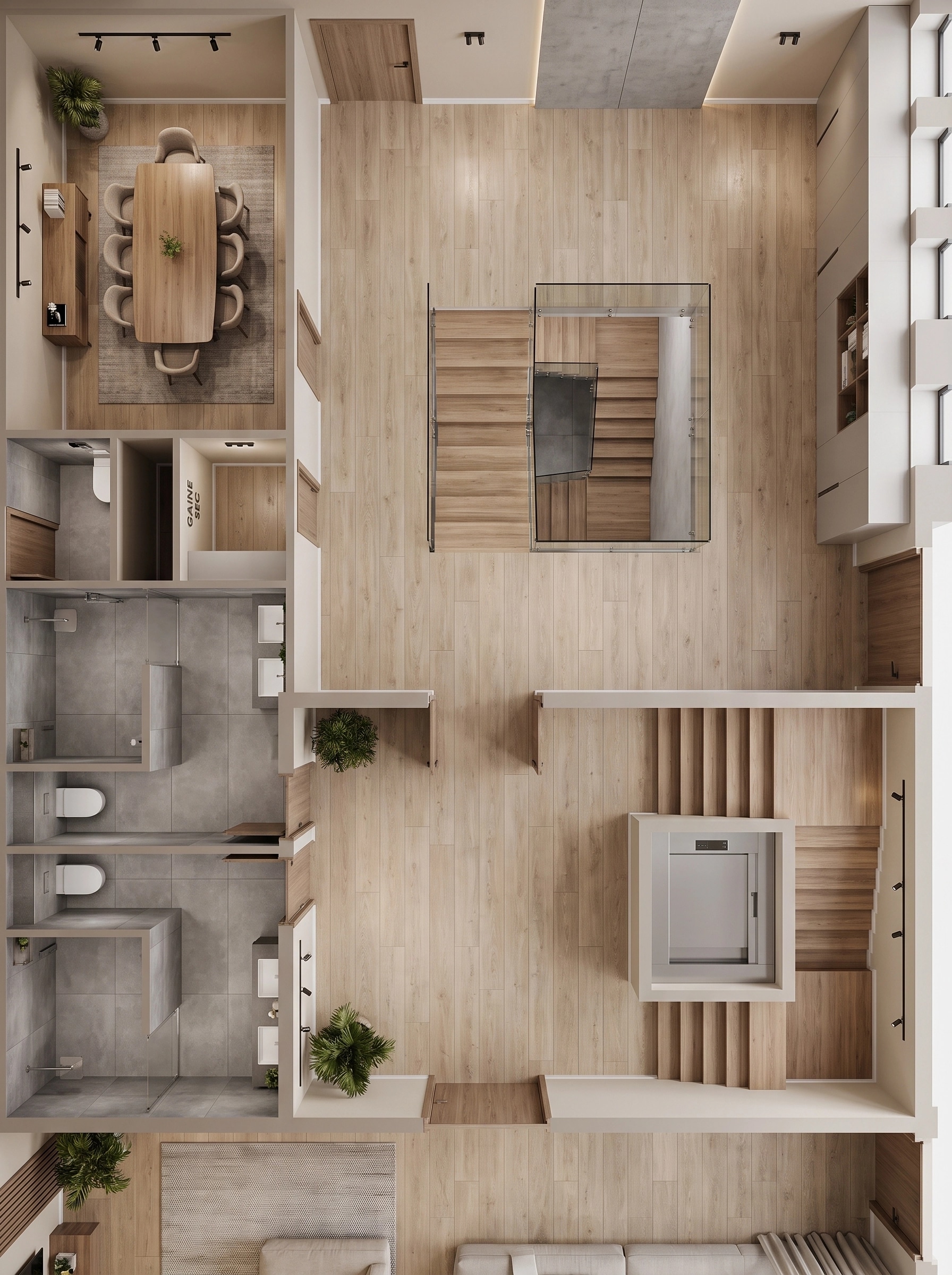 Interior design in Contemporary style — Living Room by GenRoom AI