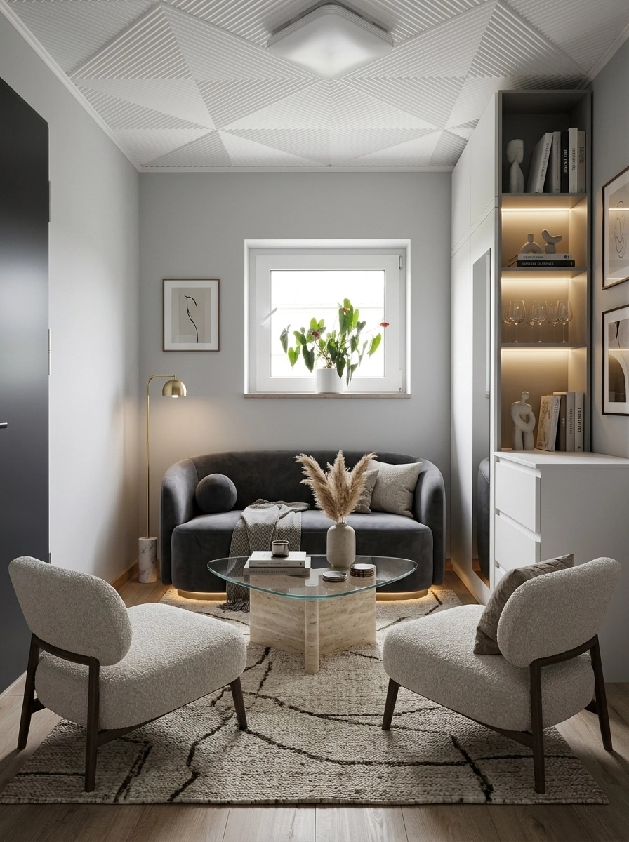 Interior design in Contemporary style — Living Room by GenRoom AI