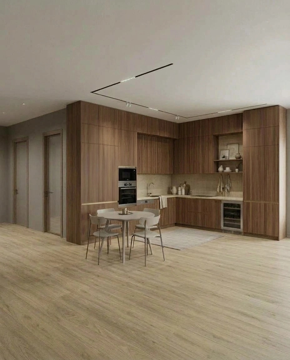 Interior design in Contemporary style — Kitchen by GenRoom AI