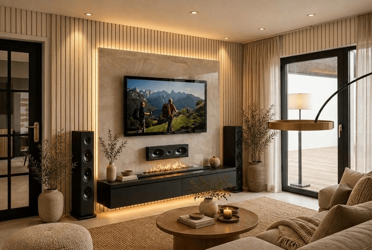 Interior design in Japandi style — Living Room by GenRoom AI