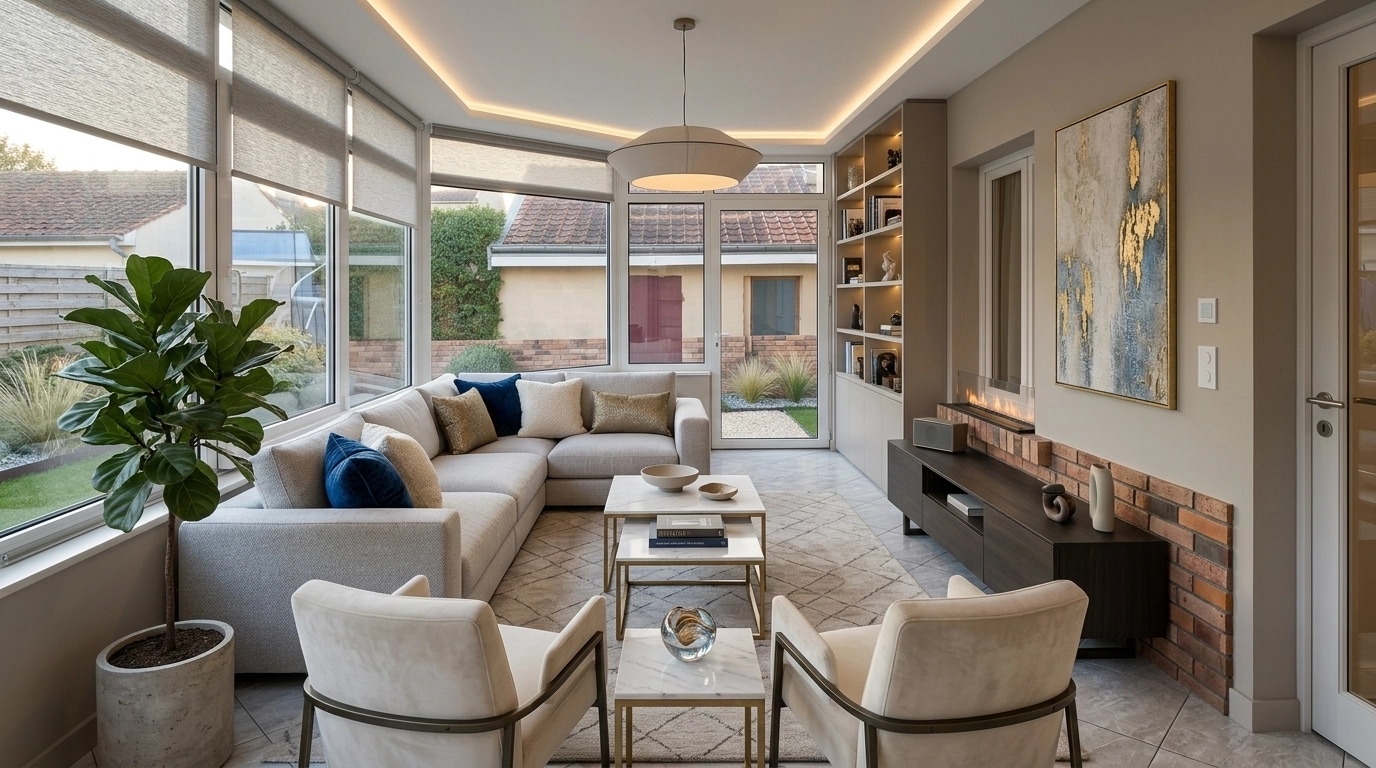 Interior design in Contemporary style — Living Room by GenRoom AI