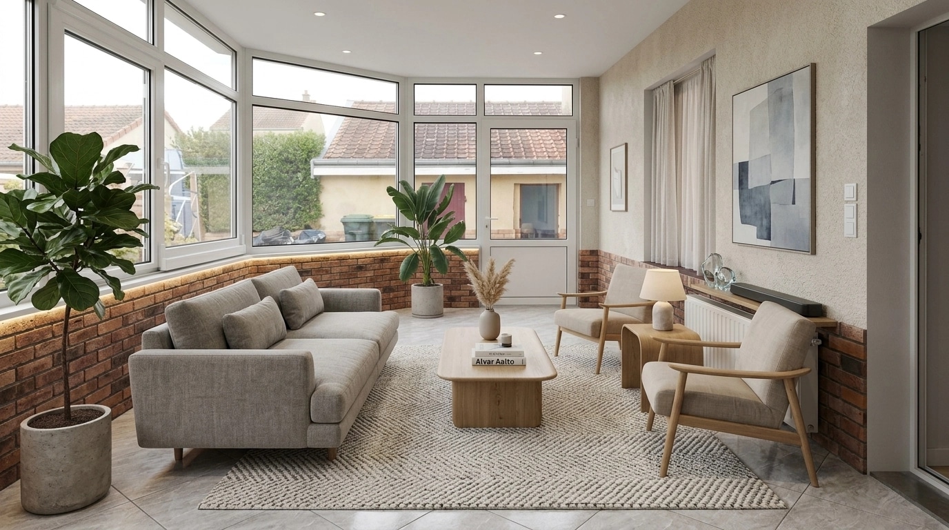 Scandinavian Living Room design — interior photo by GenRoom AI