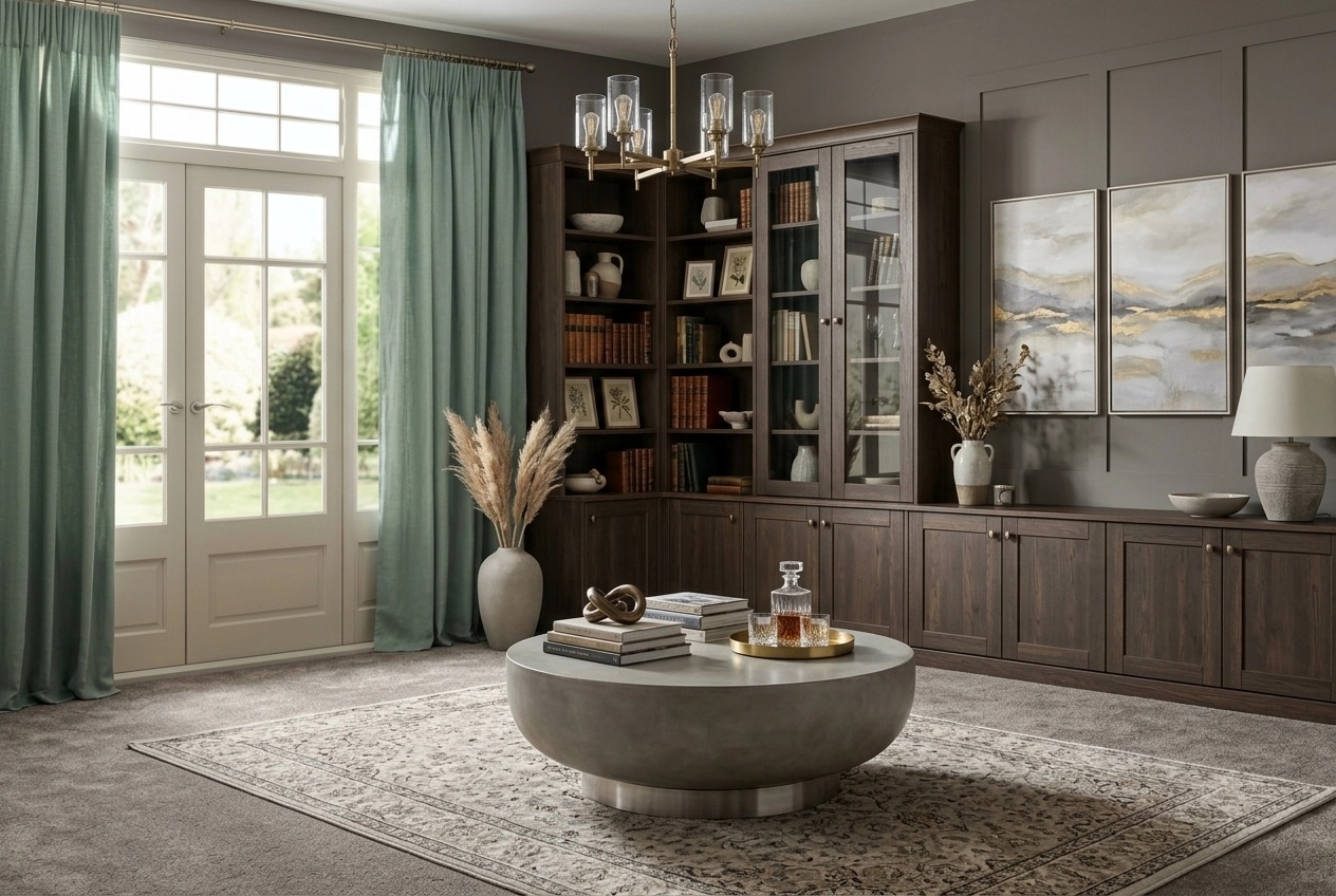 Interior design in Transitional style — Living Room by GenRoom AI