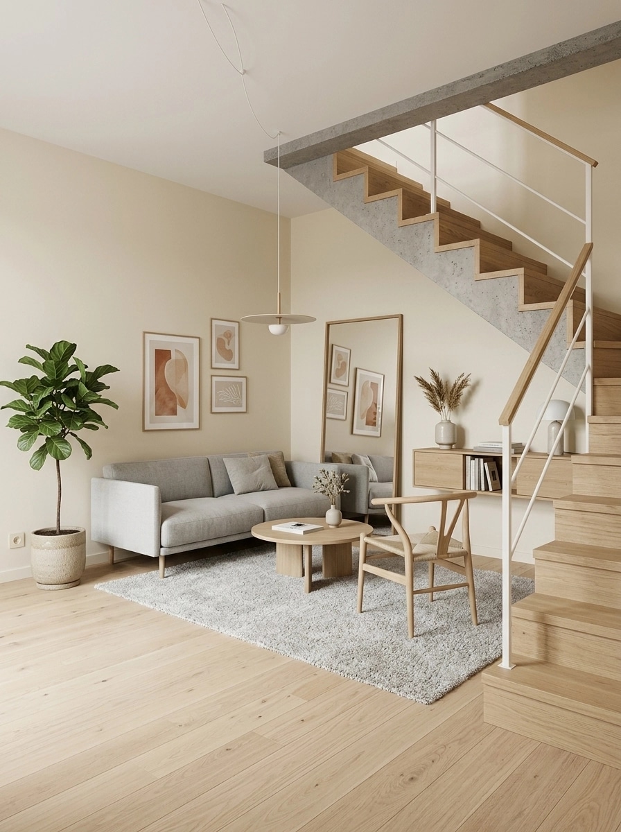Scandinavian Living Room design — interior photo by GenRoom AI