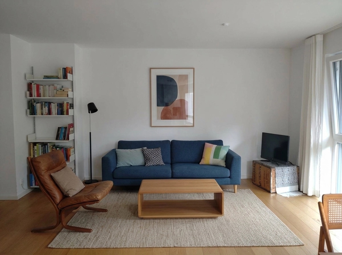 Interior design in Japandi style — Living Room by GenRoom AI