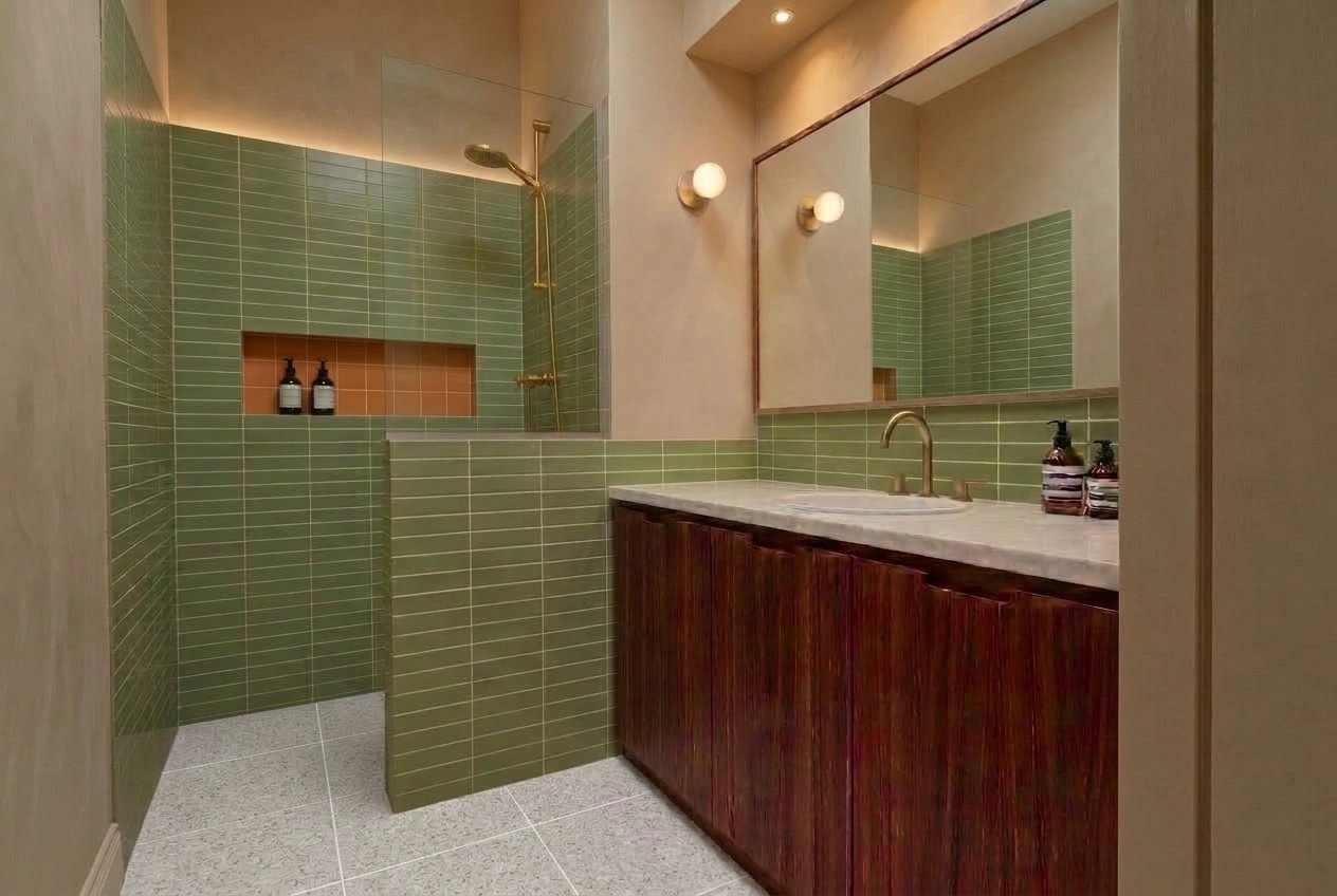 Bathroom interior in no_style style — photo by GenRoom AI