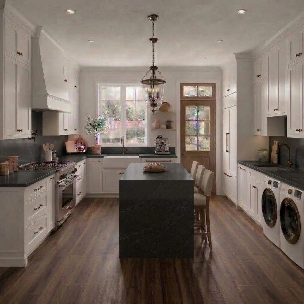 Interior design in Transitional style — Kitchen by GenRoom AI