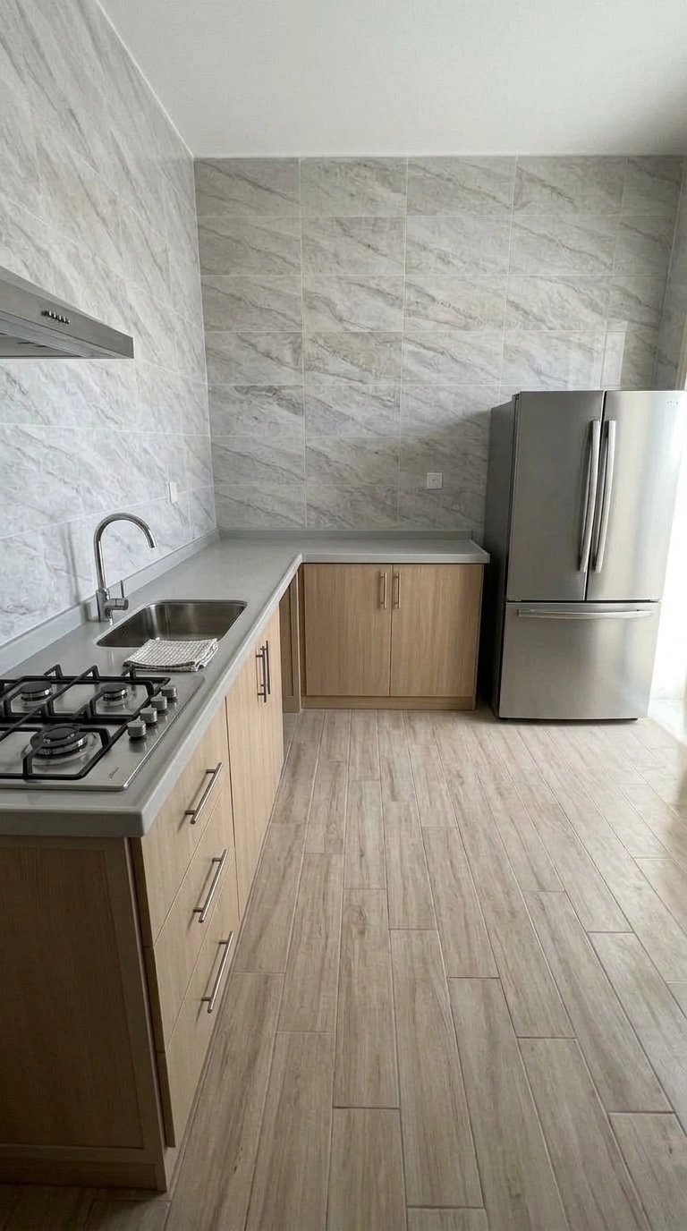 Kitchen interior in no_style style — photo by GenRoom AI
