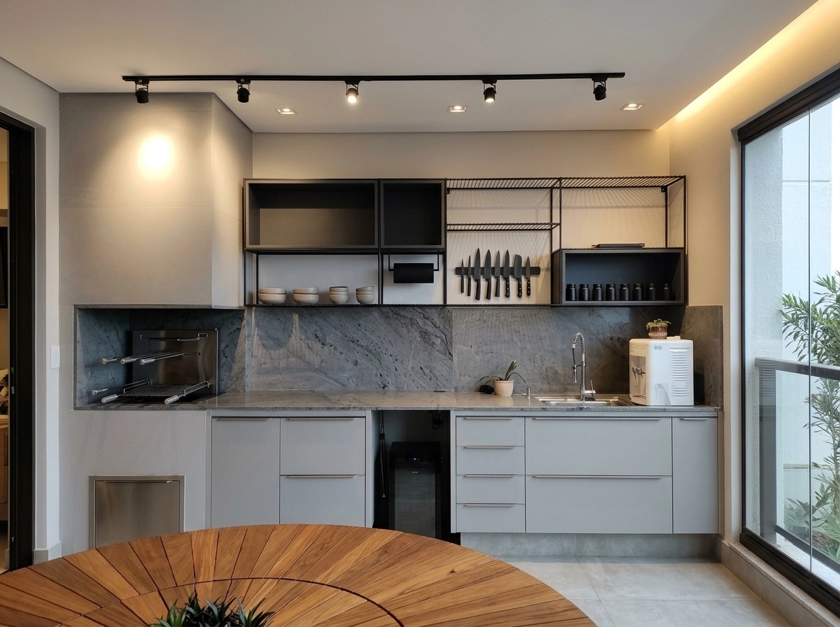 Interior design in Minimalism style — balcony by GenRoom AI