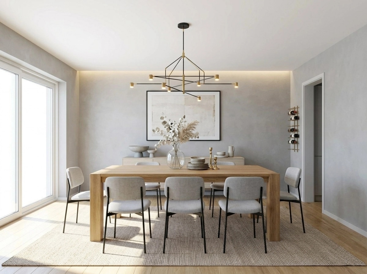 Interior design in Minimalism style — dining_room by GenRoom AI