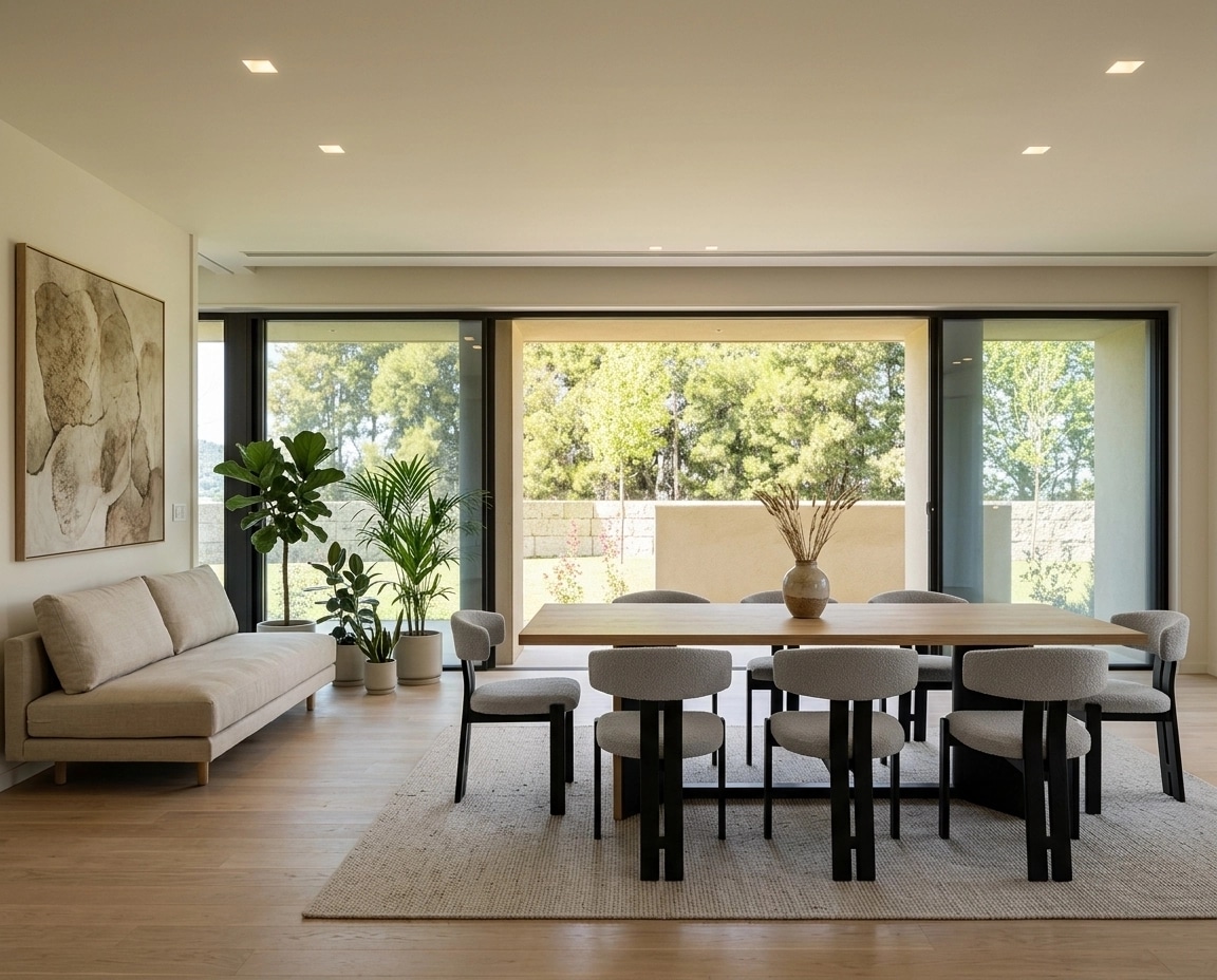 Interior design in Minimalism style — dining_room by GenRoom AI