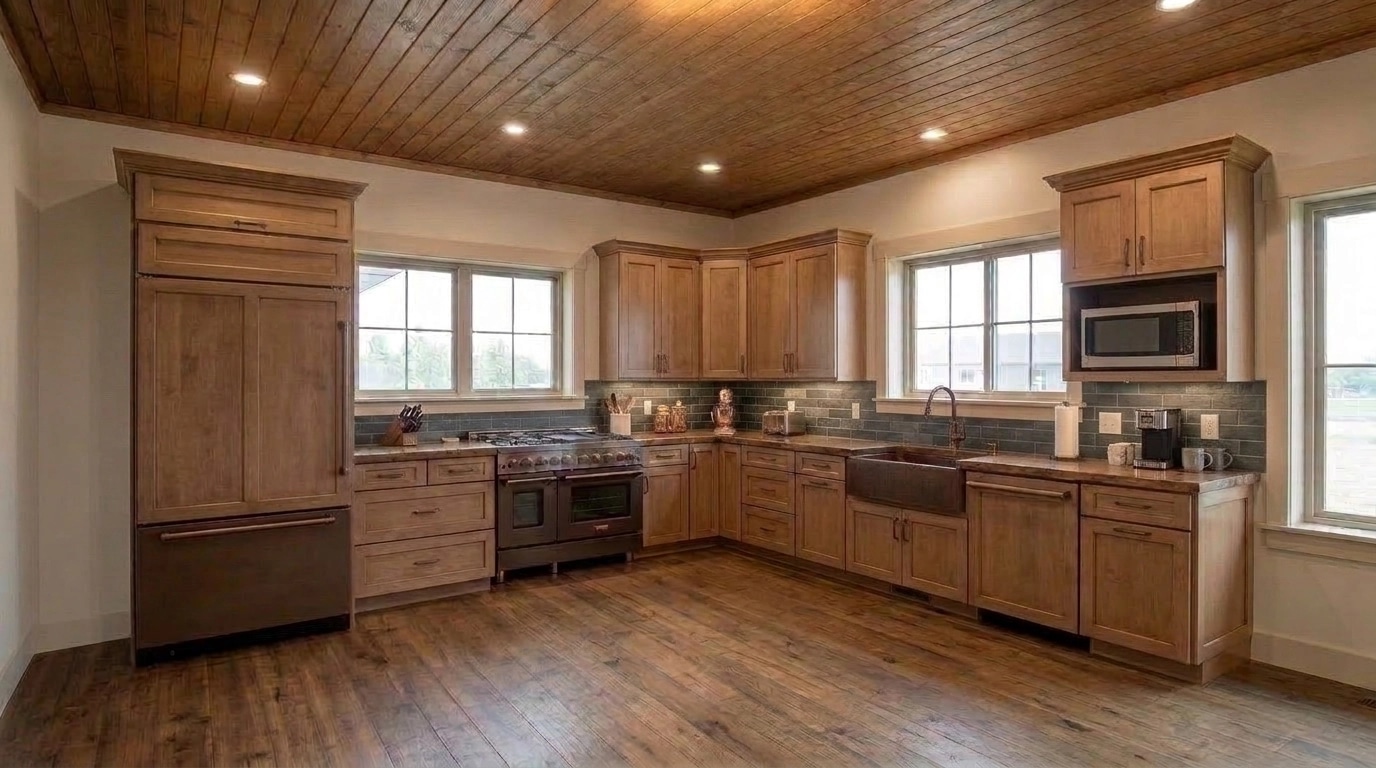 Modern Farmhouse Kitchen design — interior photo by GenRoom AI