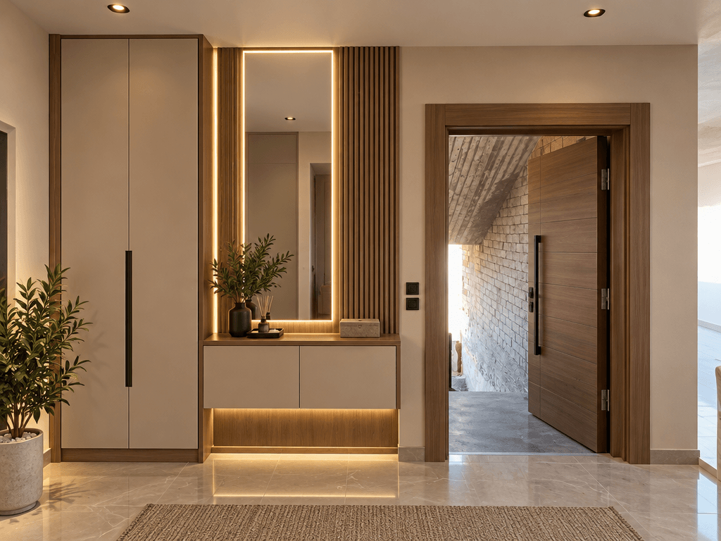 Contemporary Hallway design — interior photo by GenRoom AI