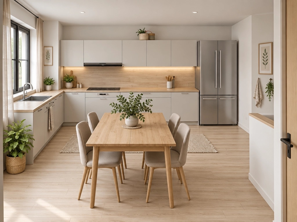 Scandinavian Kitchen design — interior photo by GenRoom AI