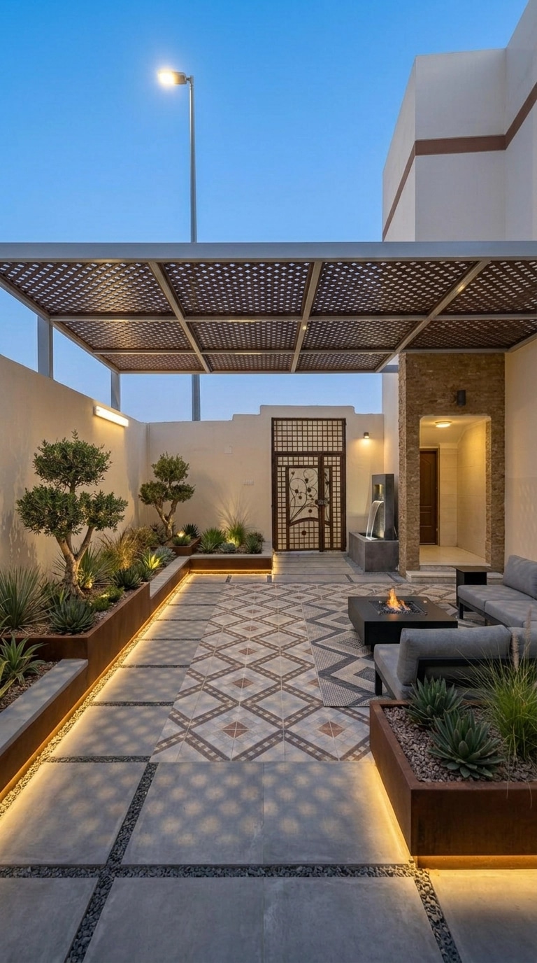 Landscape design in Contemporary Yard style — Yard by GenRoom AI