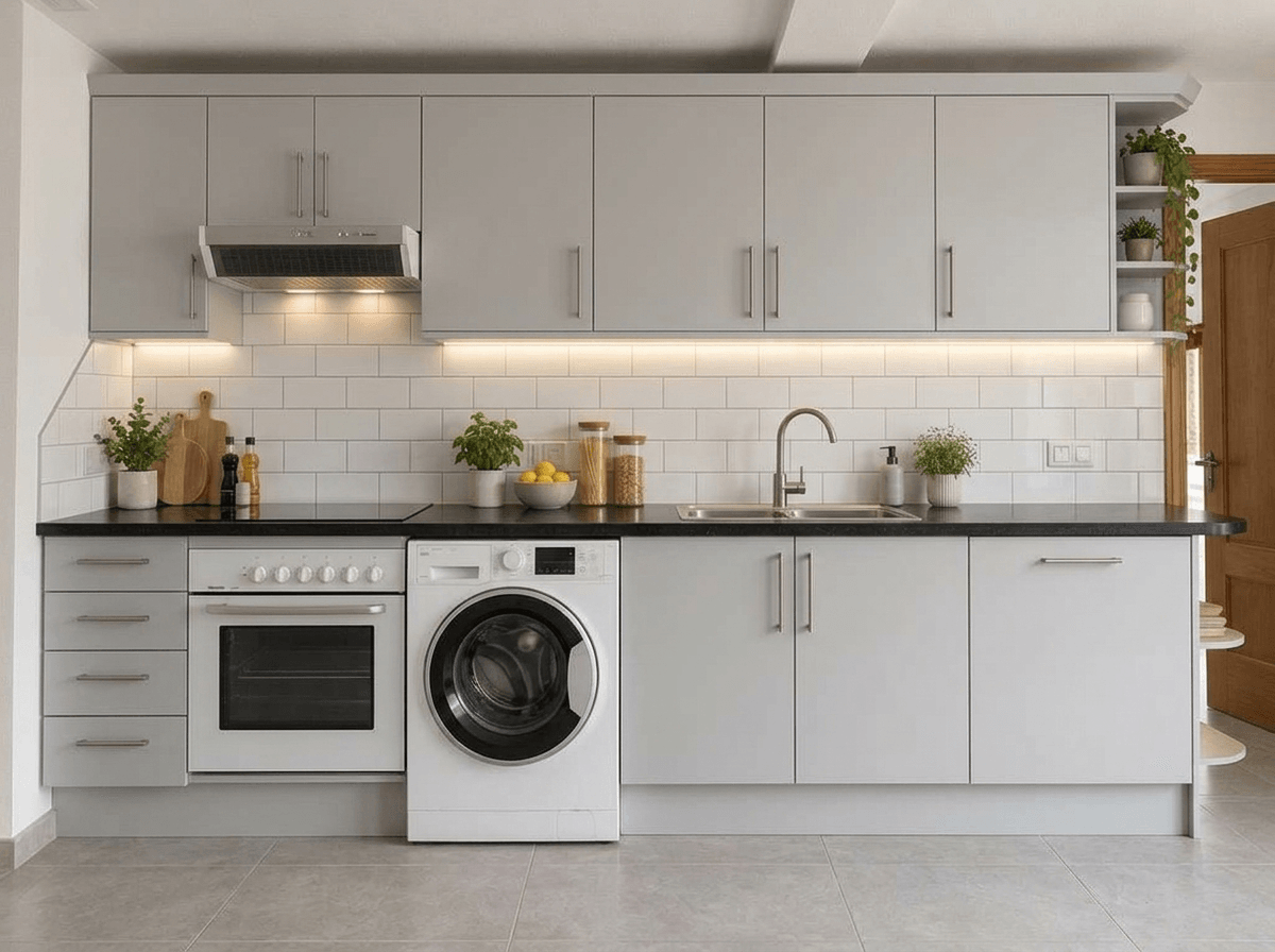 Kitchen interior in no_style style — photo by GenRoom AI