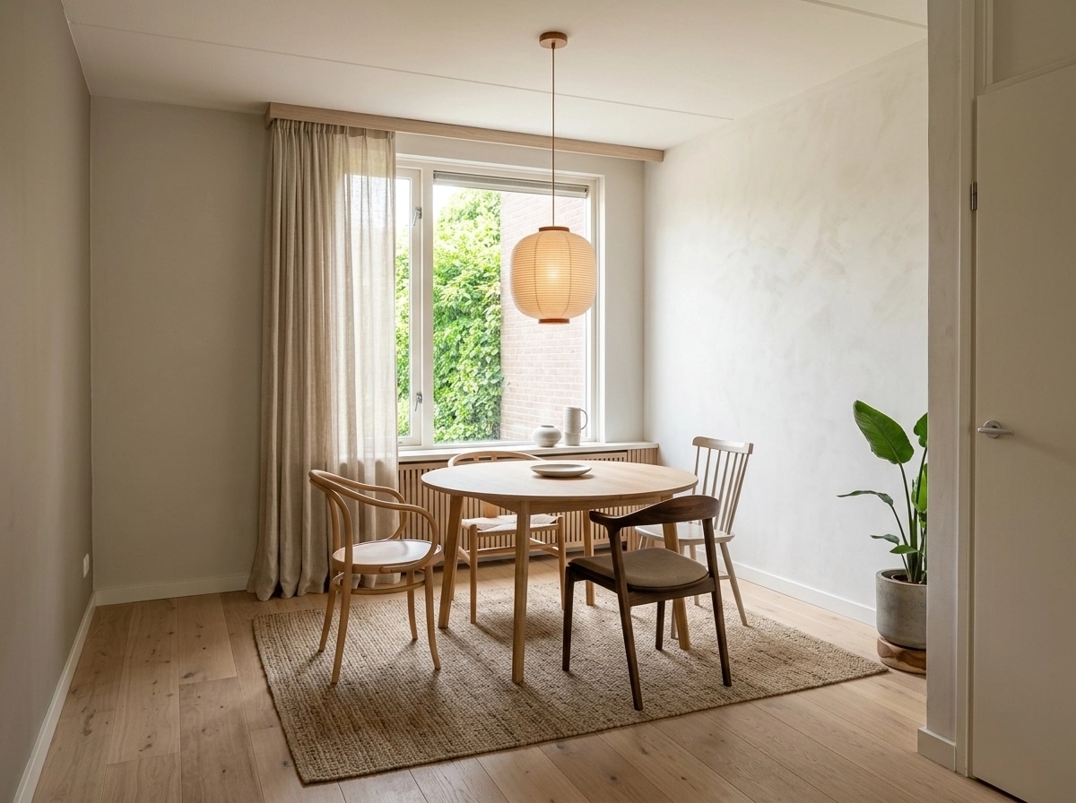 Interior design in Japandi style — dining_room by GenRoom AI