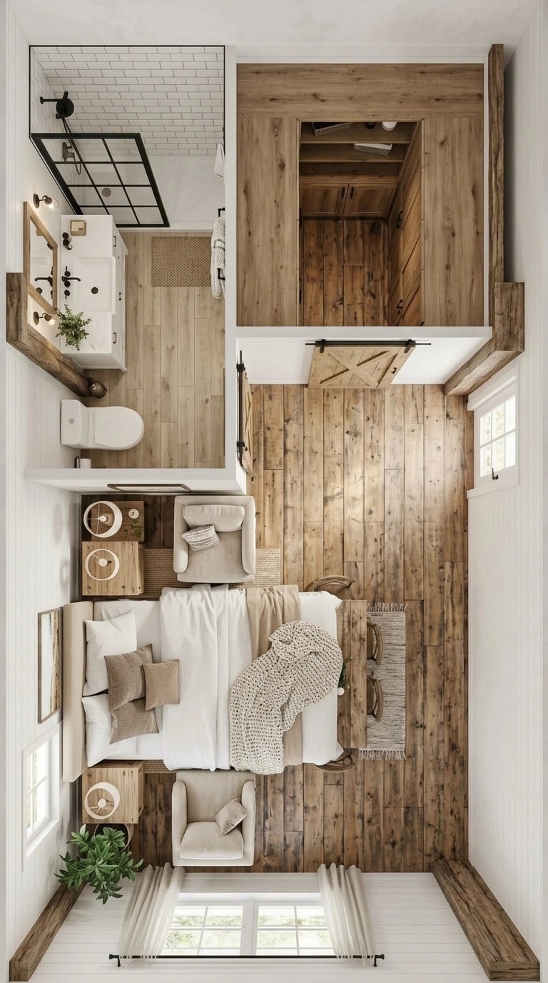 Modern Farmhouse Living Room design — interior photo by GenRoom AI
