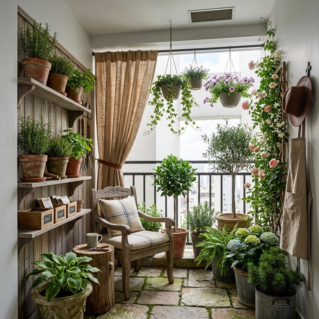 Country Rustic Garden Yard design — yard photo by GenRoom AI