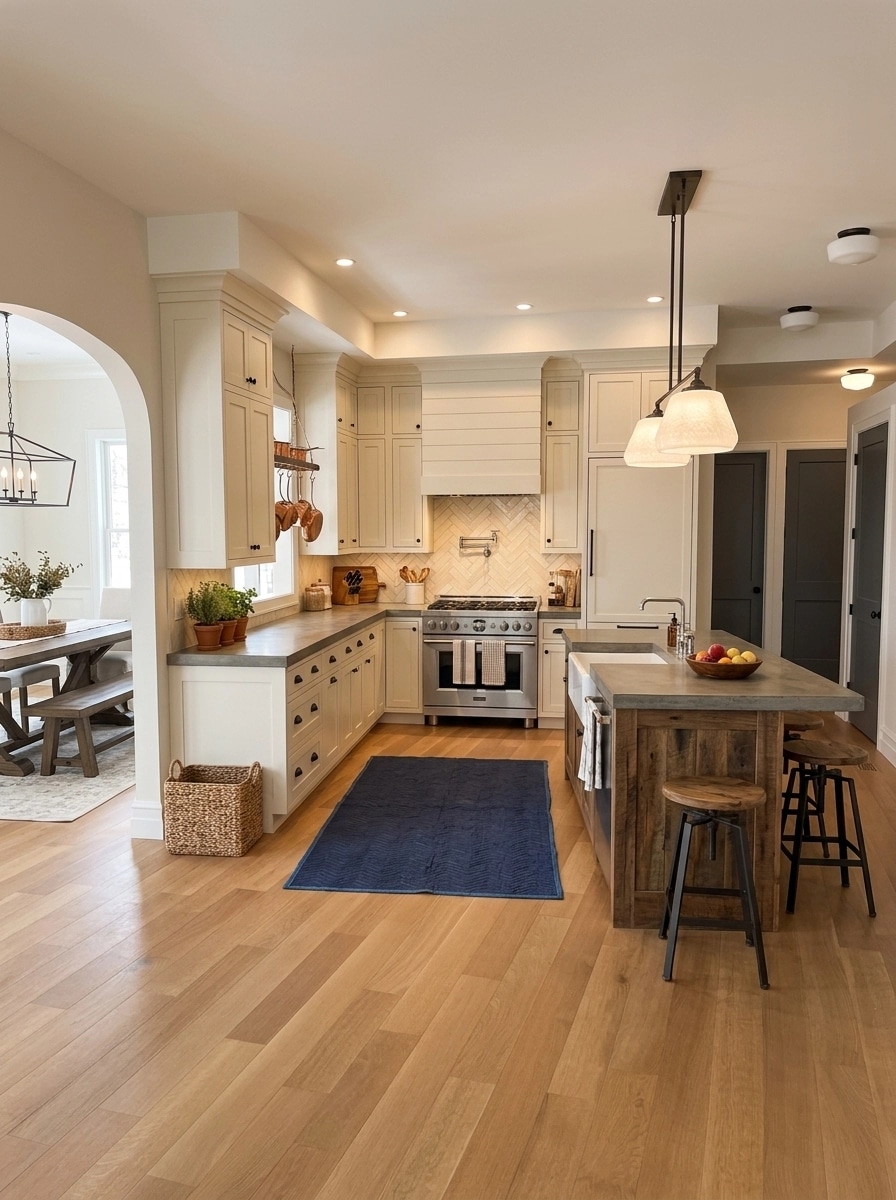 Modern Farmhouse Kitchen design — interior photo by GenRoom AI
