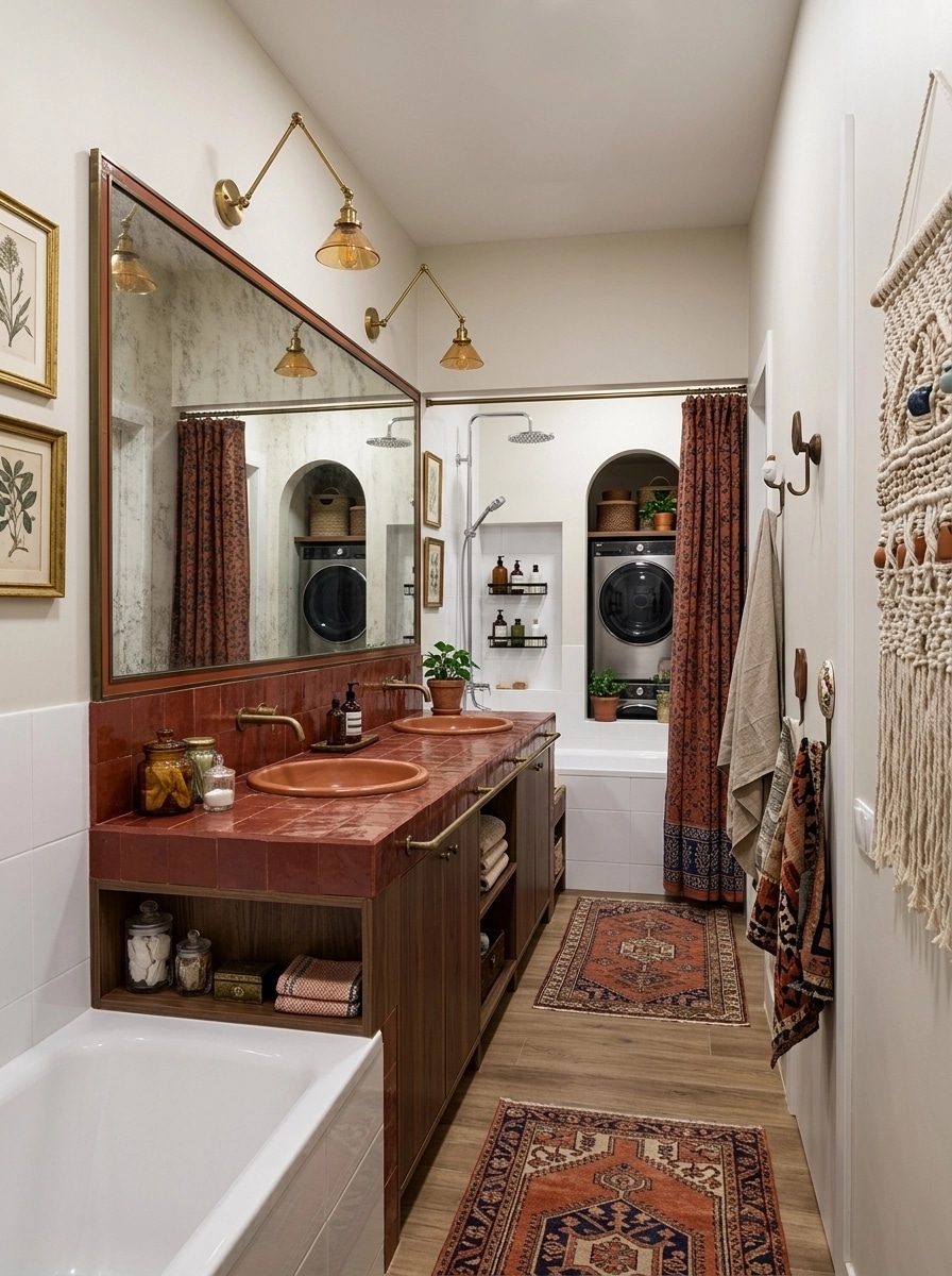 Eclectic الحمام design — interior photo by GenRoom AI