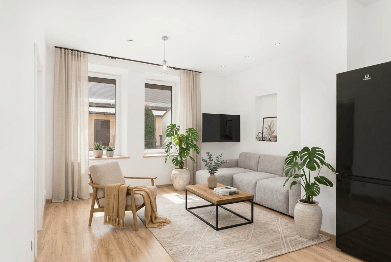 Interior design in Contemporary style — Living Room by GenRoom AI