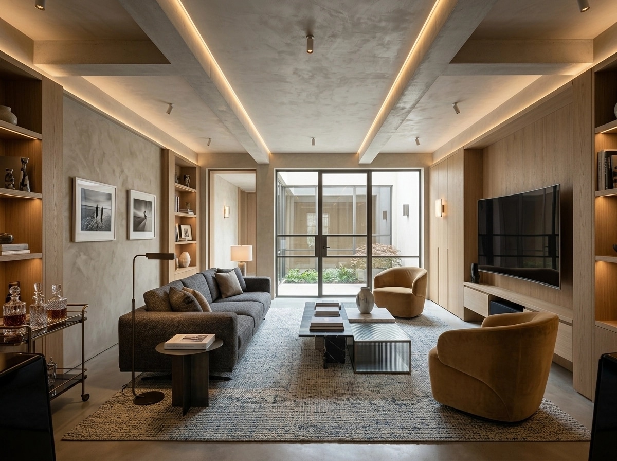 Interior design in Contemporary style — Living Room by GenRoom AI
