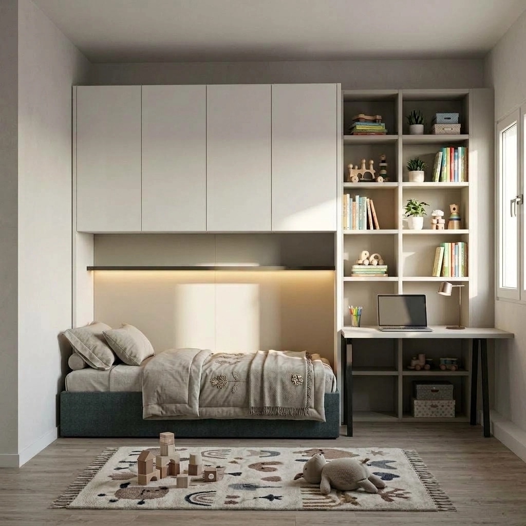 Interior design in Contemporary style — Kids Room by GenRoom AI