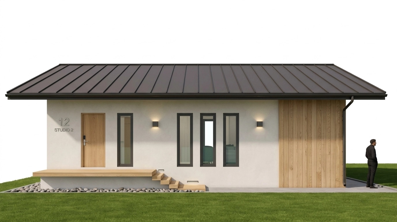 Minimalist Facade Facade design — facade photo by GenRoom AI