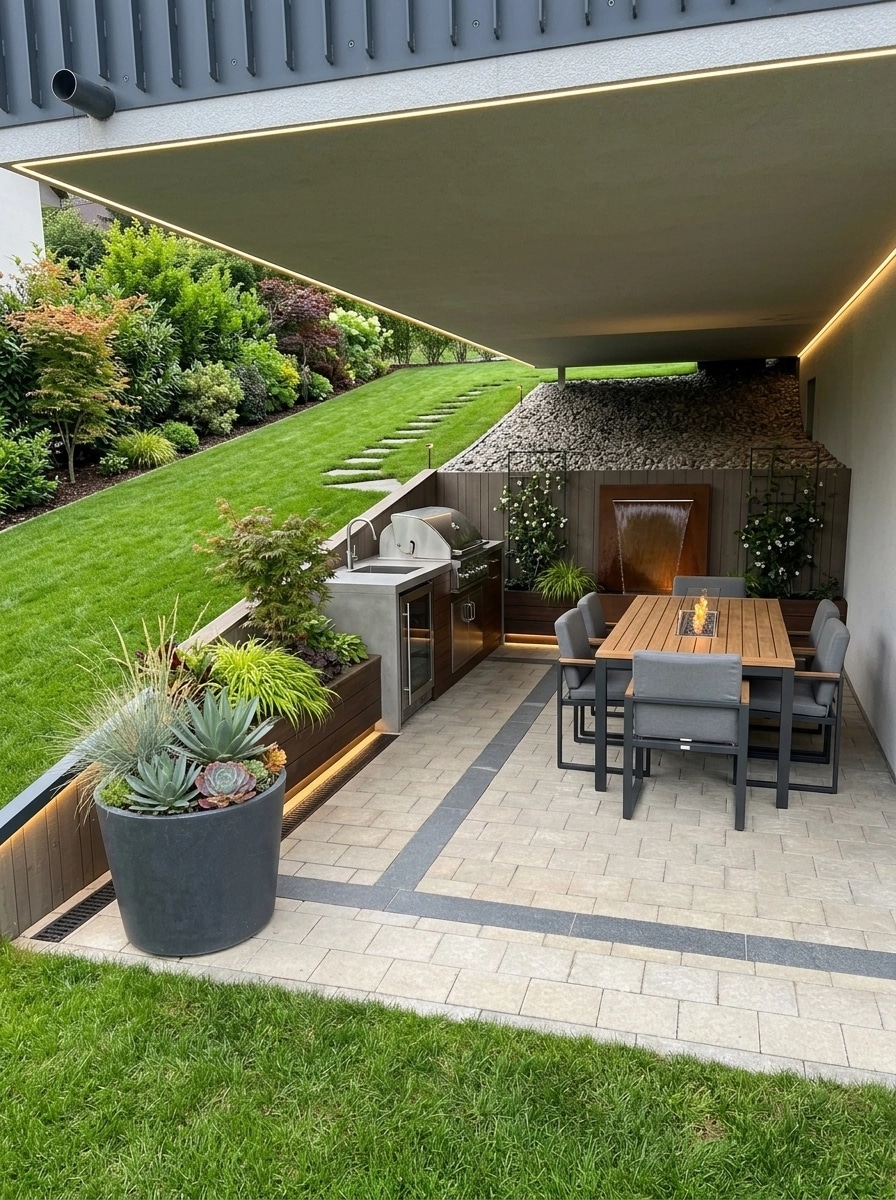 Contemporary Yard Yard design — yard photo by GenRoom AI