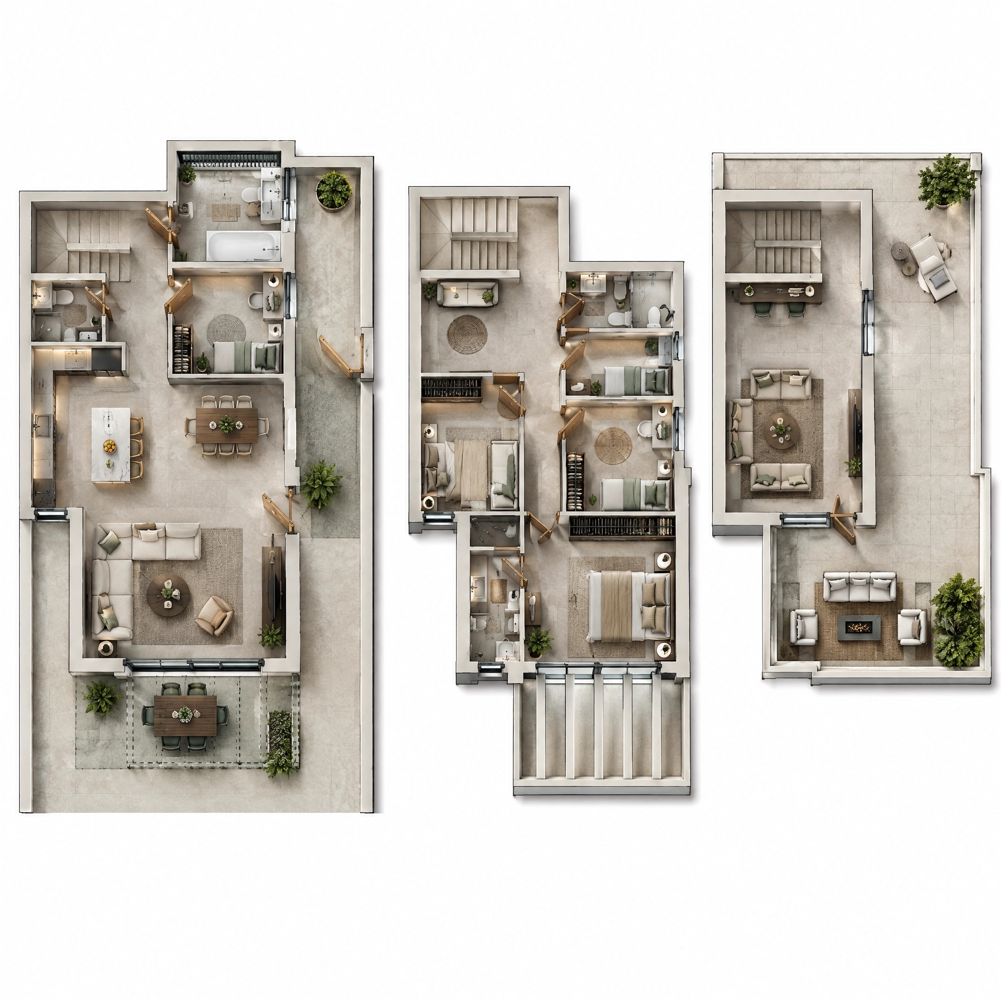 Interior design in Contemporary style — Living Room by GenRoom AI