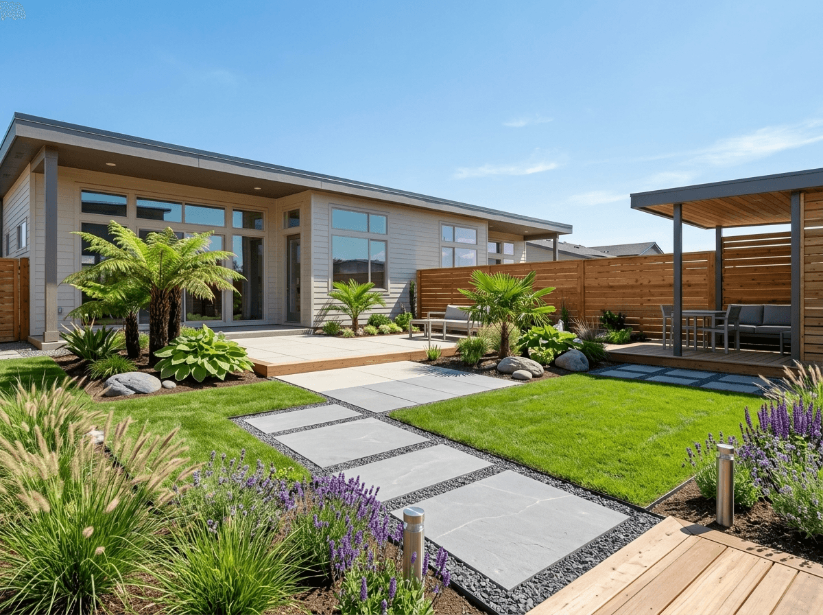 Yard design in Contemporary Yard style — photo by GenRoom AI