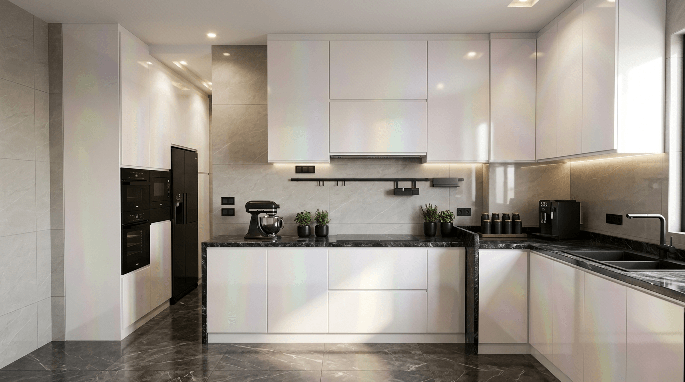 Kitchen interior in no_style style — photo by GenRoom AI