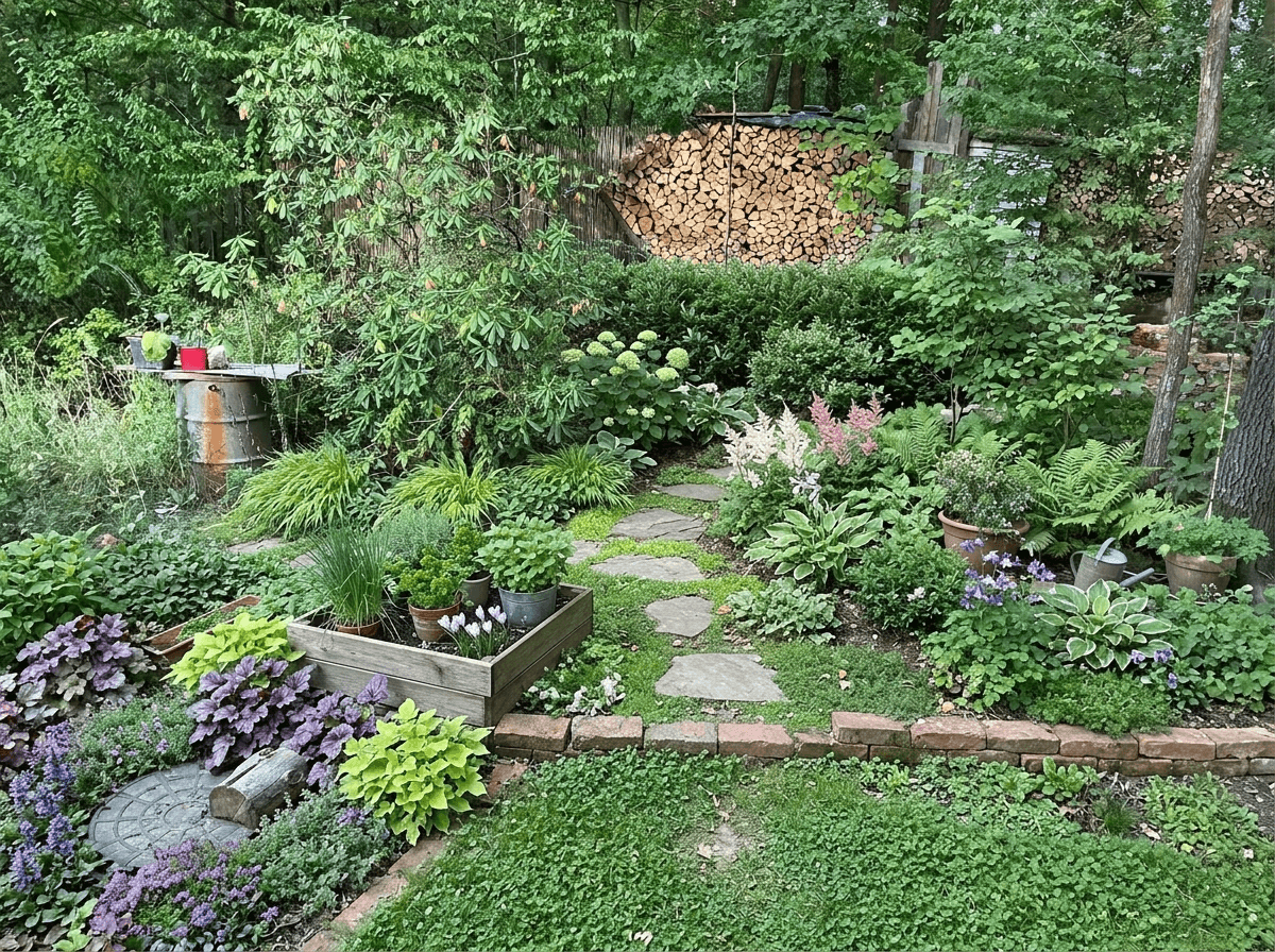Yard design in no_style style — photo by GenRoom AI