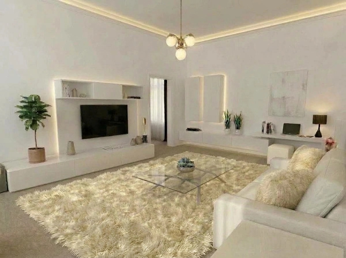 Minimalism Living Room design — interior photo by GenRoom AI