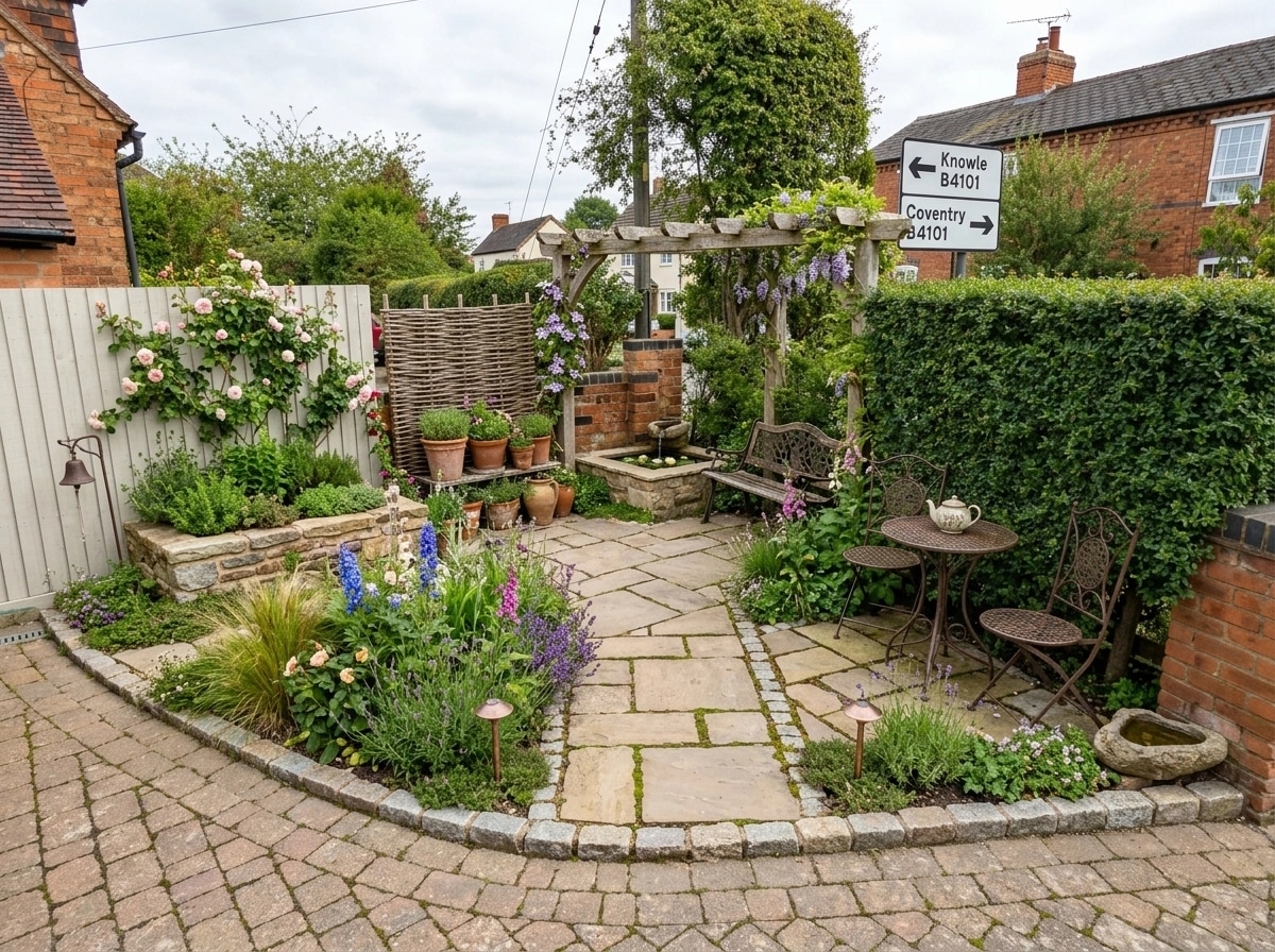 Country Rustic Garden Yard design — yard photo by GenRoom AI