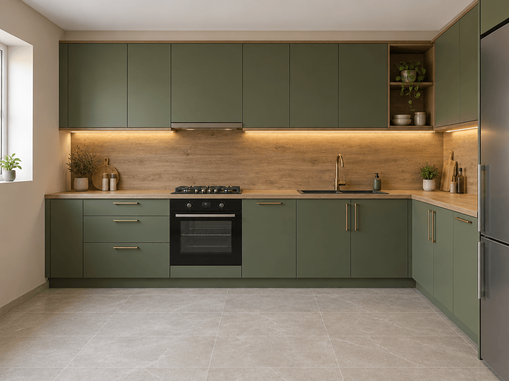 Kitchen interior in no_style style — photo by GenRoom AI