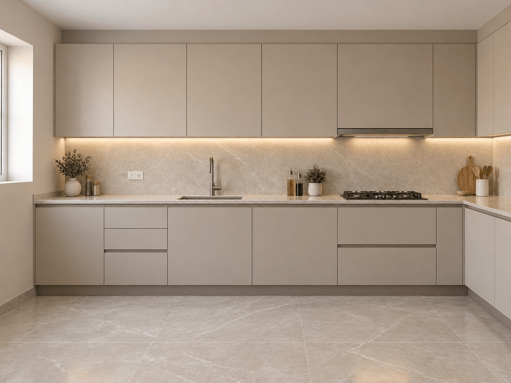 Kitchen interior in no_style style — photo by GenRoom AI